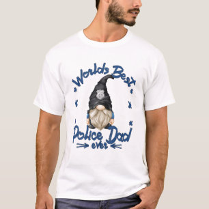 Världens bästa poliskår Pappa någonsin för morfar- T Shirt