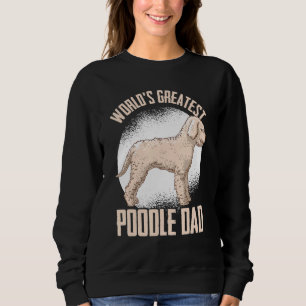 Världens bästa Poodle Pappa Hundägare Husdjur Pood T Shirt
