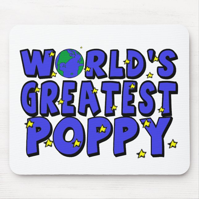 Världens Bästa Poppy Musmatta (Framsidan)