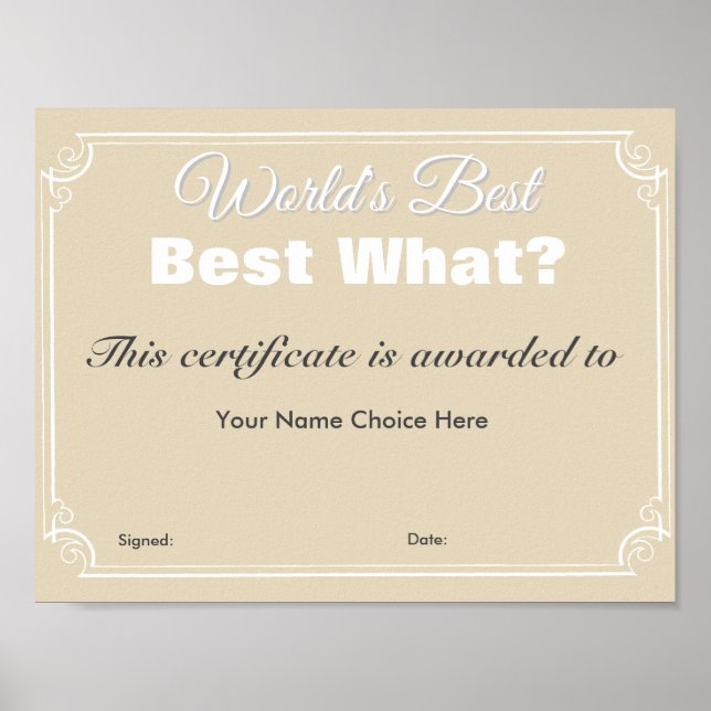 Världens bästa poster (Framsidan)