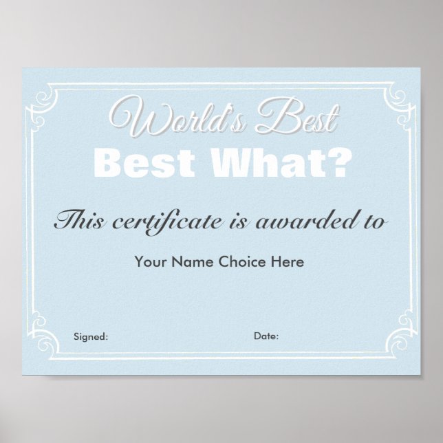 Världens bästa poster (Framsidan)