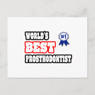 Världens bästa prosthodontist vykort