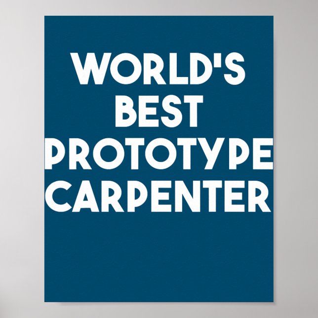 Världens bästa prototypbärare poster (Framsidan)