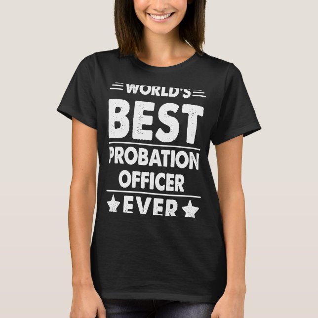 Världens bästa provanställd någonsin t shirt (Framsida)