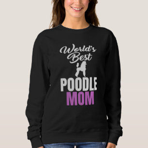 Världens Bästa Pudel Mamma Humor Skämt för Pudel T Shirt