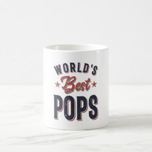 Världens bästa puffar Far Grandpa Gift Kaffemugg