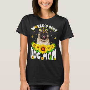 Världens bästa Pug Hund Mors dag T Shirt