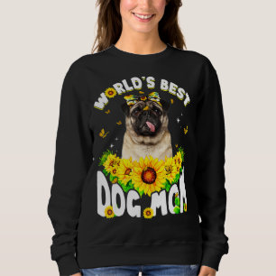 Världens bästa Pug Hund Mors dag T Shirt