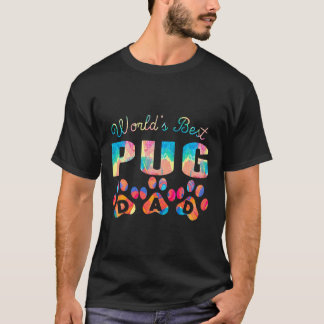 Världens bästa Pug Pappa-målning T Shirt