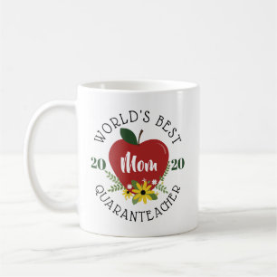 Världens bästa Quaraner-lärare Mamma Red Apple- Kaffemugg