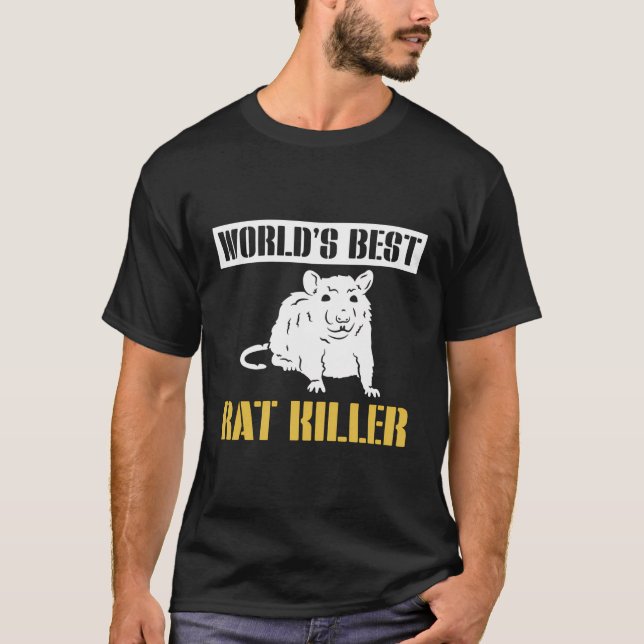 Världens bästa Råtta Killer Exterminator Pest Cont T Shirt (Framsida)