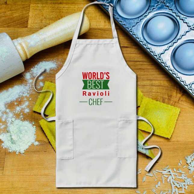 Världens bästa Ravioli Chef Långt Förkläde (Skapare uppladdad)