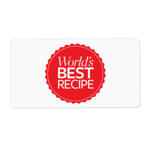 Världens bästa recept fraktsedel