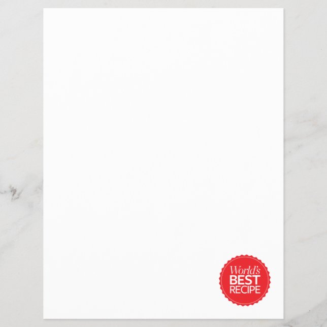 Världens bästa recept reklamblad (Framsidan)