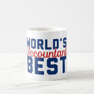Världens bästa revisor kaffemugg