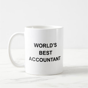 Världens bästa revisor kaffemugg