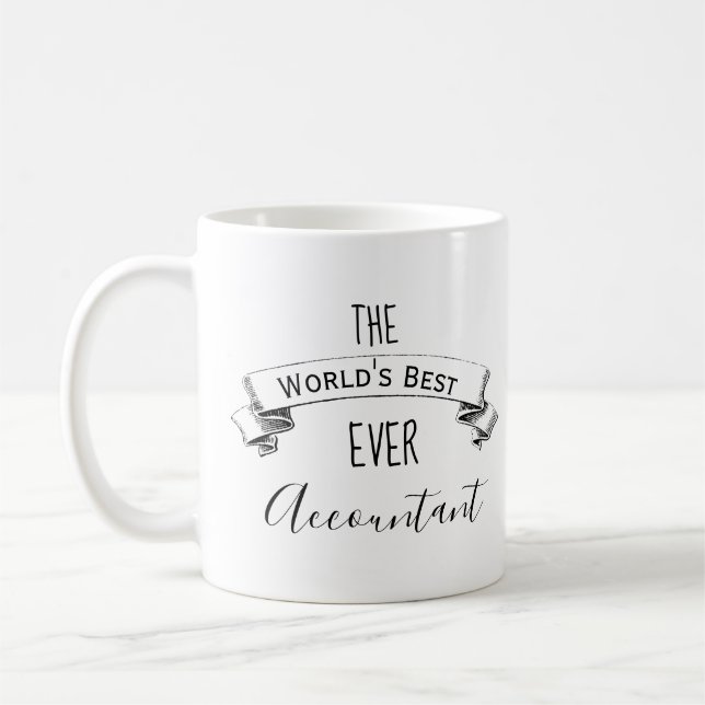 Världens bästa revisor någonsin för Personlig Kaffemugg (Vänster)