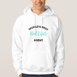 Världens bästa riktiga Gods Agent 2 Hoodie