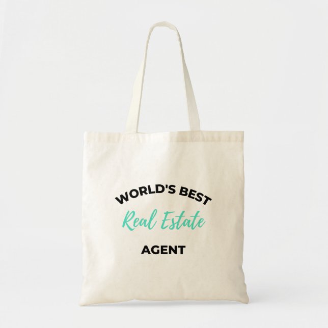 Världens bästa riktiga Gods Agent 2 Tygkasse (Framsidan)