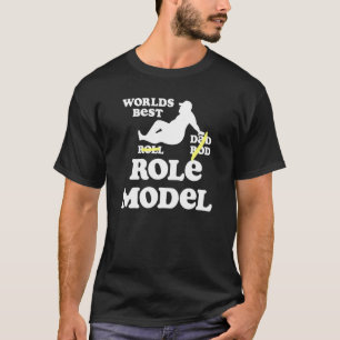 Världens bästa rollmodell Pappa Bod T Shirt