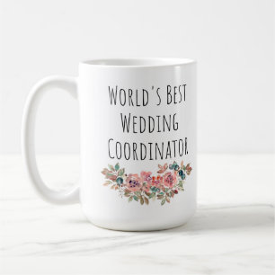 Världens bästa samordnare för Bröllop - Tack Gift Kaffemugg