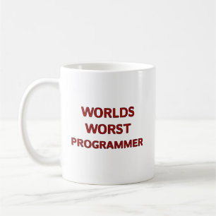 Världens bästa/sämsta Höger för programmerare Kaffemugg