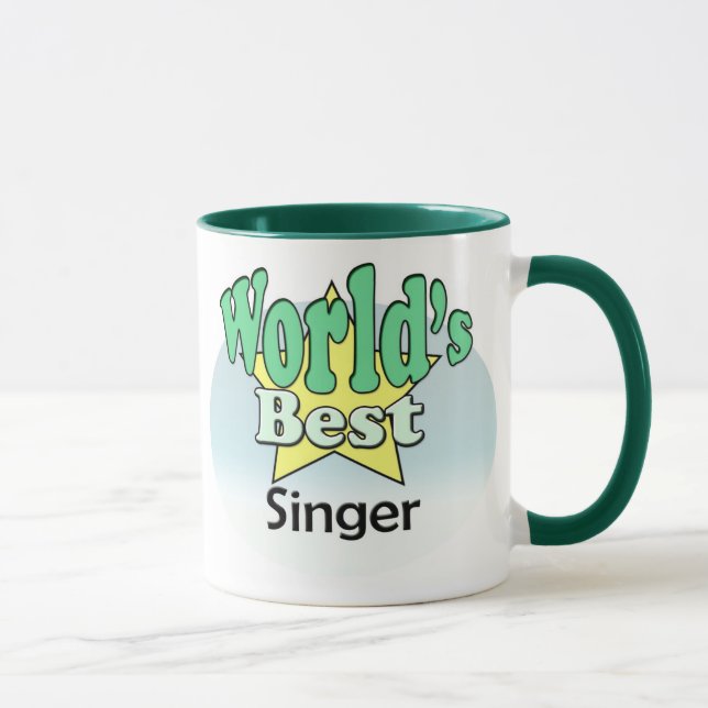 Världens bästa sångare mugg (Höger)