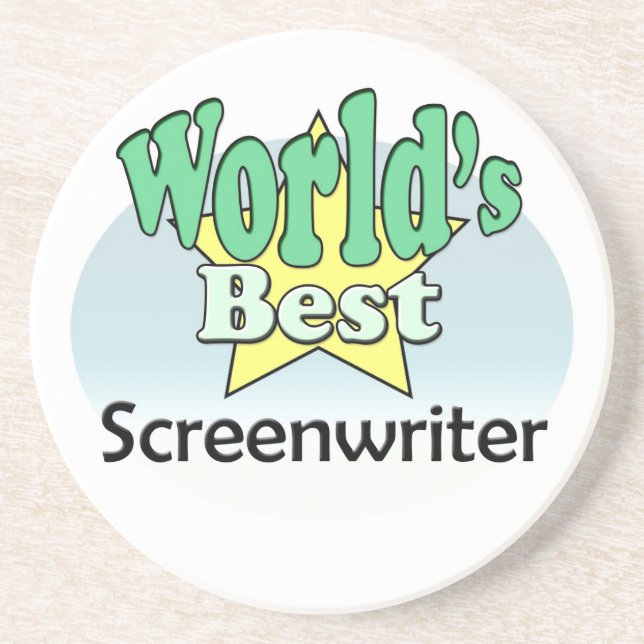 Världens bästa Screenwriter Underlägg Sandsten (Framsidan)