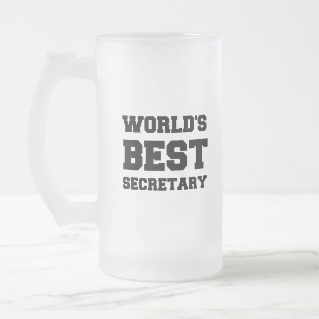 VÄRLDENS BÄSTA SEKRETERARE FROSTAT ÖLGLAS (Vänster)