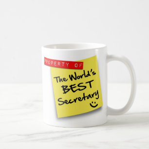 Världens bästa sekreterare Post Kaffemugg