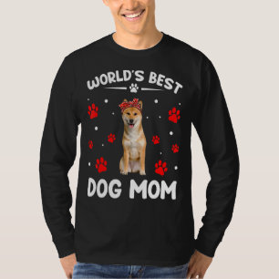 Världens bästa Shiba Inu Hund Funny Mors dag T Shirt
