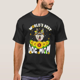 Världens bästa Siberian husky-Hund-Mors dag T Shirt