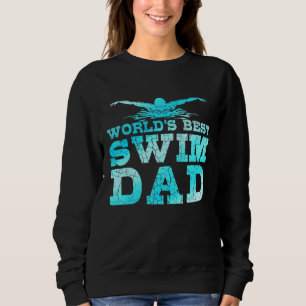 Världens bästa Simma Pappa Swimming Swimmer T Shirt