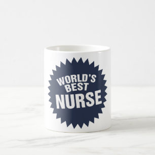 Världens bästa sjuksköterska kaffemugg