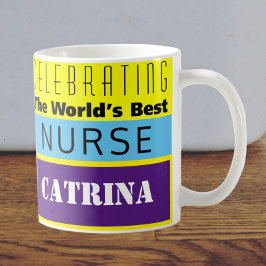 Världens bästa sjuksköterska kaffemugg