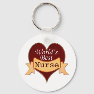 Världens bästa sjuksköterska nyckelring