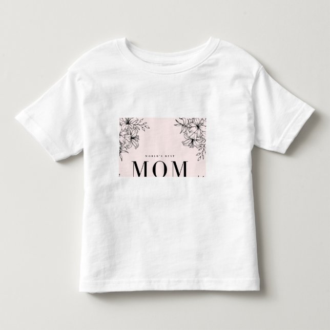 Världens bästa skjorta i mamma t shirt (Framsida)