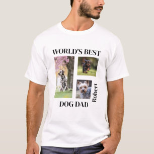 Världens bästa skräddarsydda Pappa-Hund-utmärkelse T Shirt