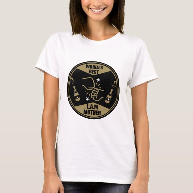 Världens bästa som Mor T Shirt (Framsida)