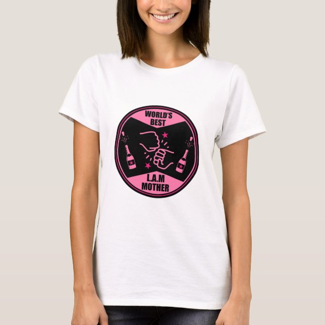 Världens bästa som Mor T Shirt (Framsida)