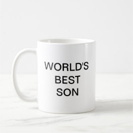Världens bästa son kaffemugg