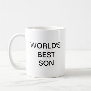 Världens bästa son kaffemugg