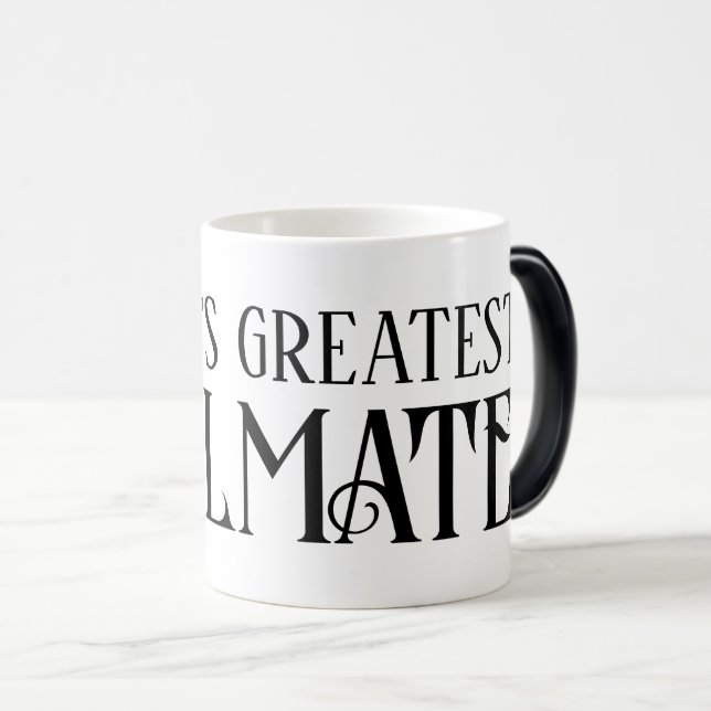 Världens bästa SoulMate-kaffekopp presentidé Magisk Mugg (Framsida höger)
