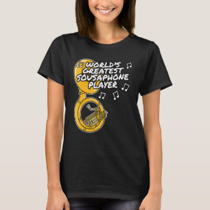 Världens bästa sousafonspelare brassmusiker t shirt
