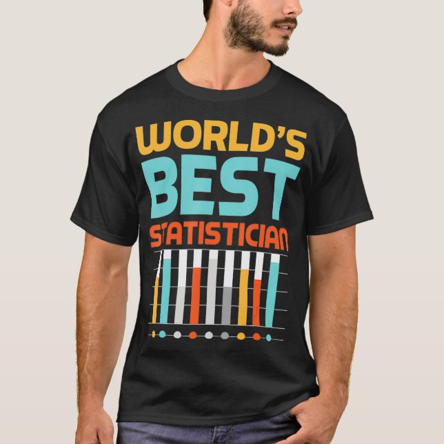 Världens bästa statistikmatematik t shirt (Framsida)