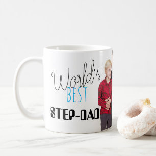 Världens bästa steg-pappa-Anpassningsbar- fotoka Kaffemugg