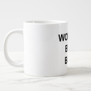 Världens bästa stora kaffekaffe i Chef från Off Jumbo Mugg