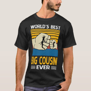 Världens bästa STORA KUSIN någonsin i Fars dag Vin T Shirt
