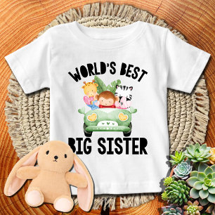 Världens bästa stora syster   Jungle Animals T Shirt