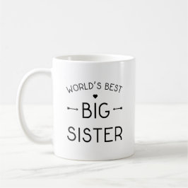 Världens bästa stora syster kaffemugg